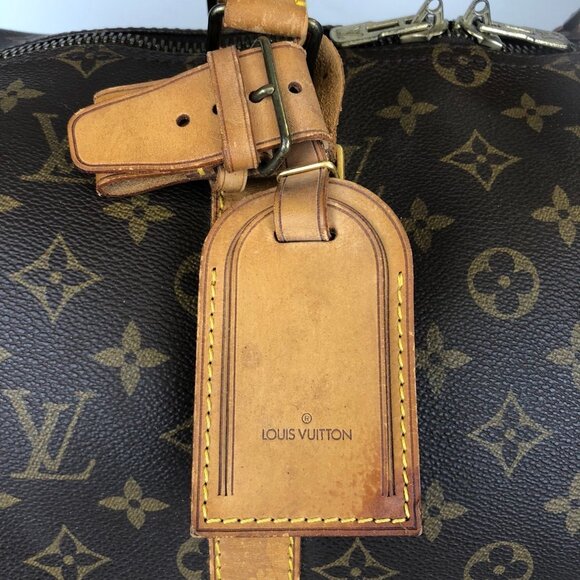 LOUIS VUITTON Brown Monogram Canvas Keepall 50 Boston Bag - Picture 10 of 12